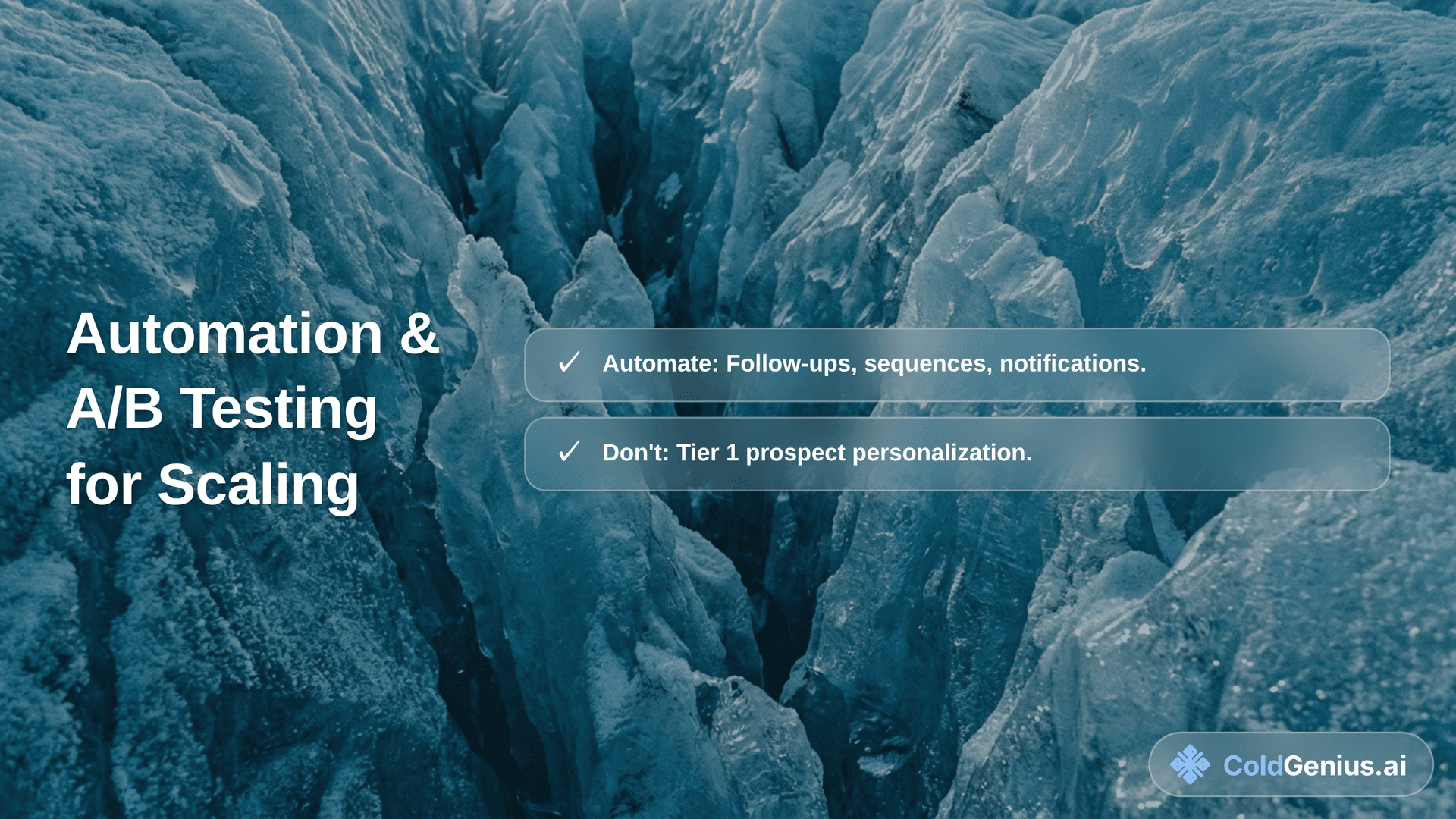 Automation & A/B Testing: The Scaling Engine