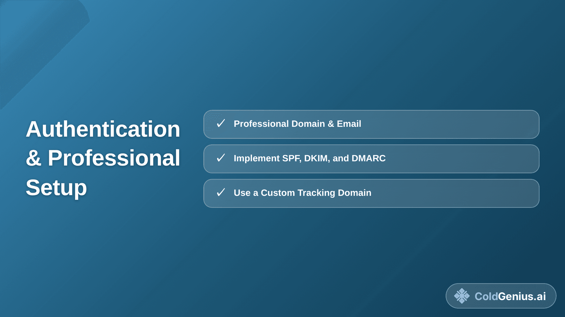 The Non-Negotiable First Step: Authentication & Professional Setup