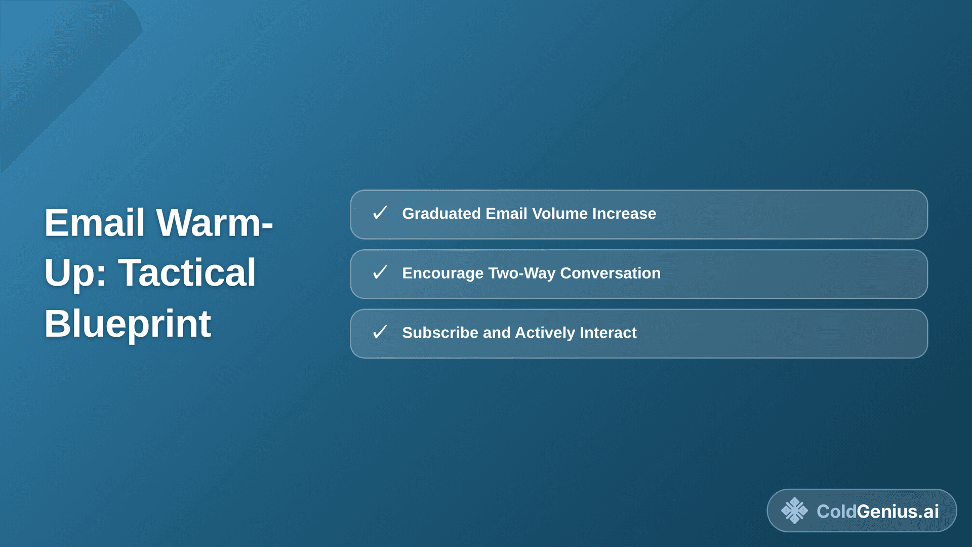 The Email Warm-Up Process: A Tactical Blueprint