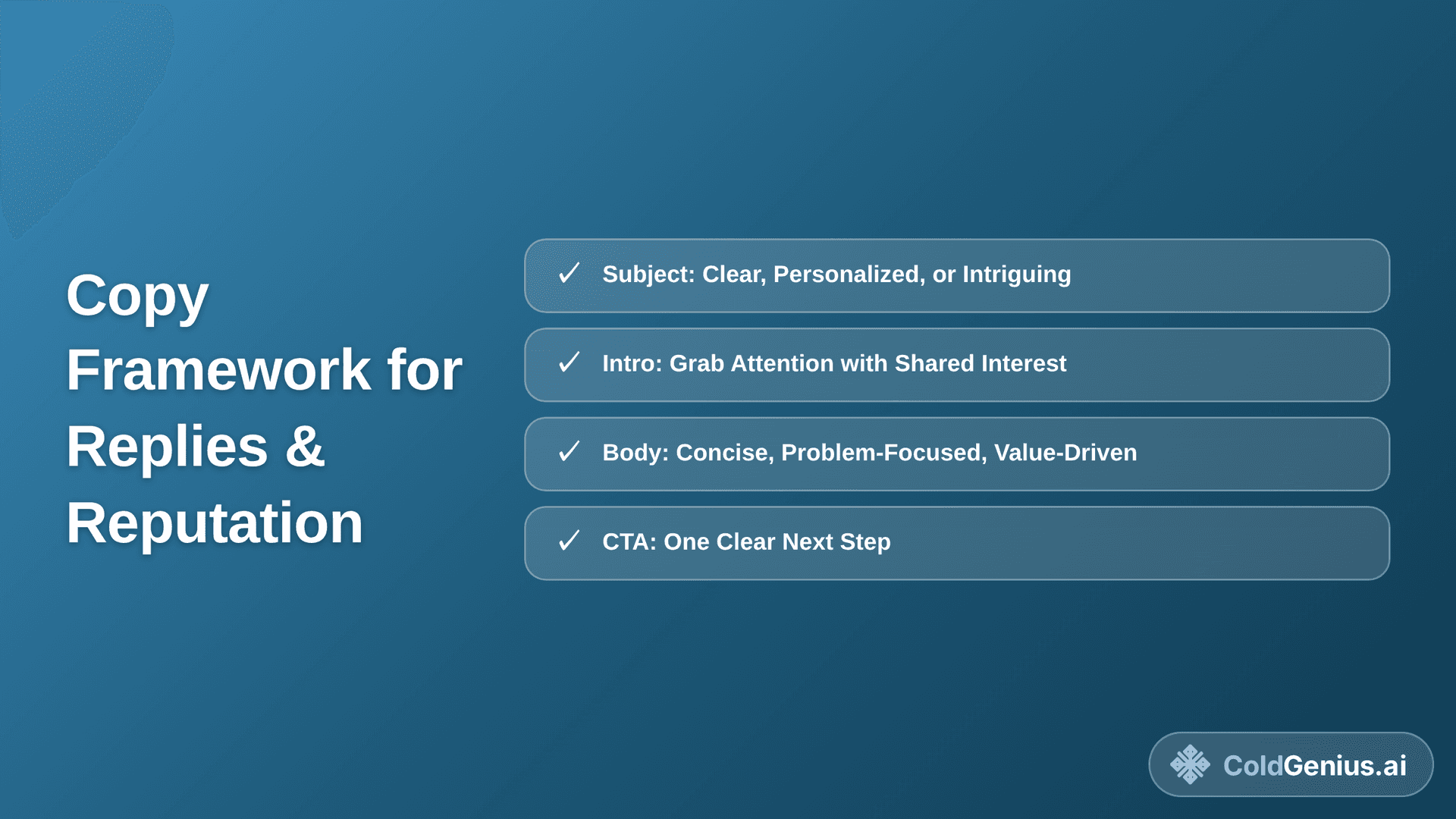 The Copy Framework That Drives Replies & Maintains Reputation