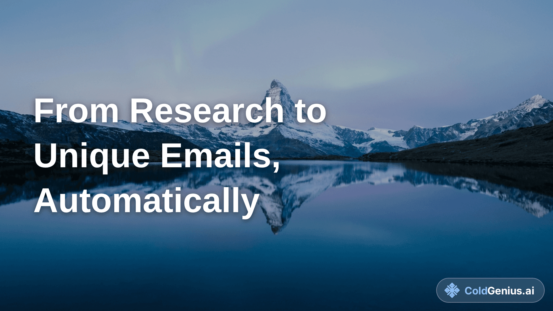 From Research to Unique Emails, Automatically