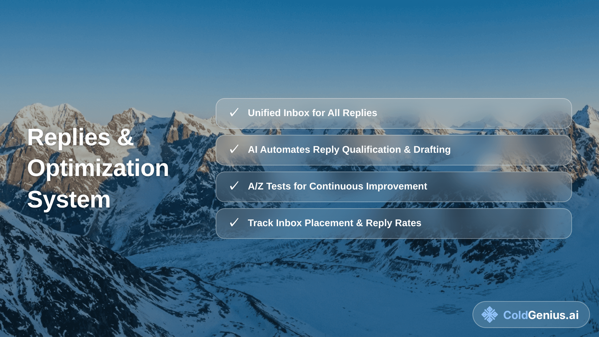 Systematizing Replies & Optimization