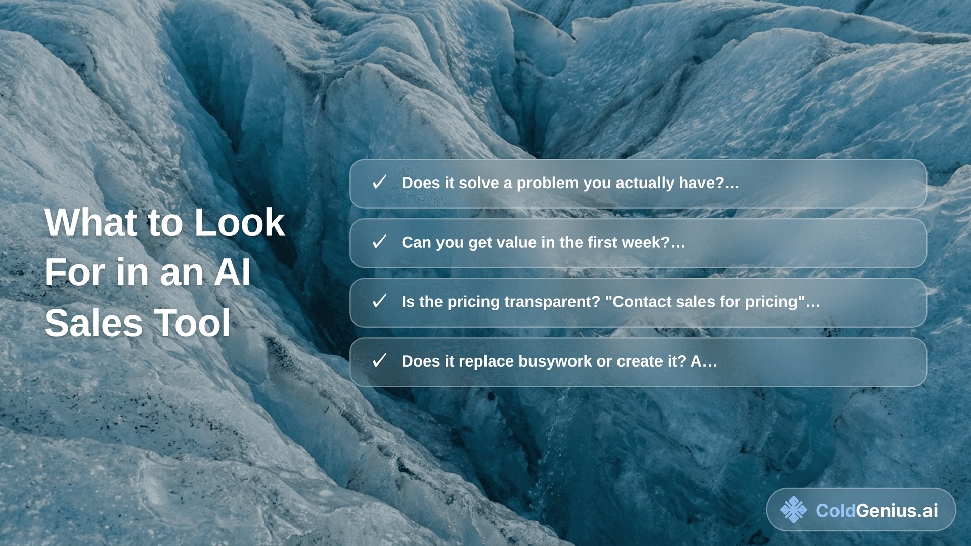What to Look For in an AI Sales Tool