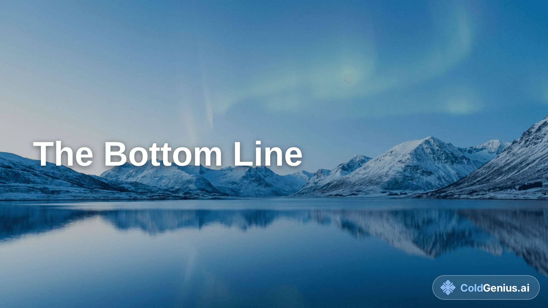 The Bottom Line