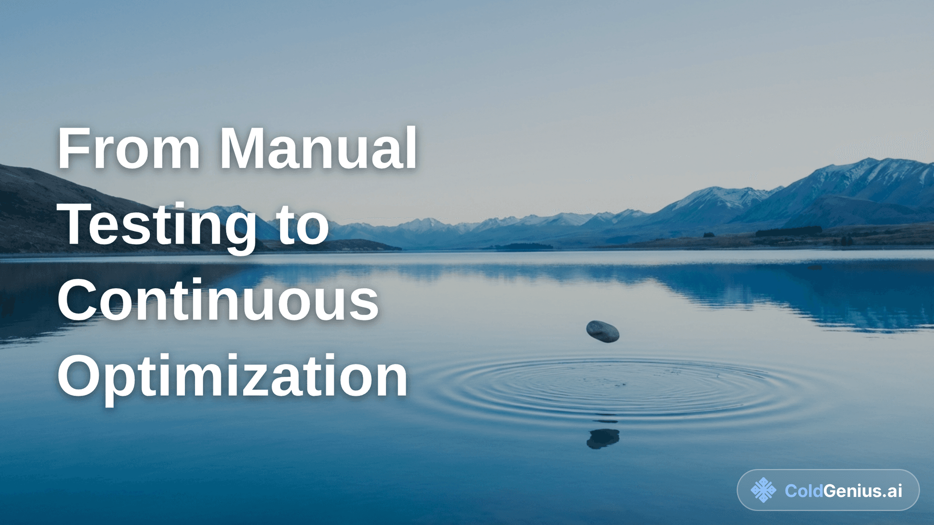 From Manual Testing to Continuous Optimization