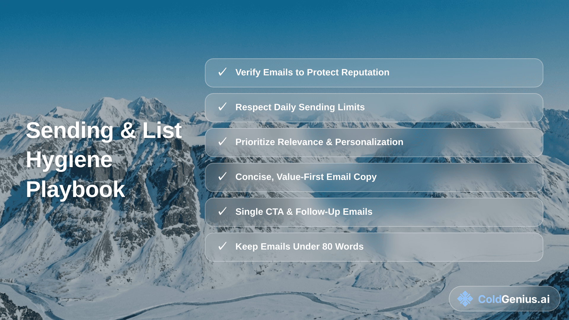The Tactical Playbook: Sending & List Hygiene